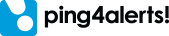 Ping 4 Alerts! ping4alerts! Logo