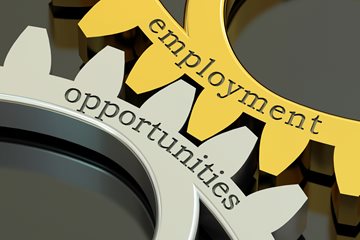 Employment Opportunitity image of gears